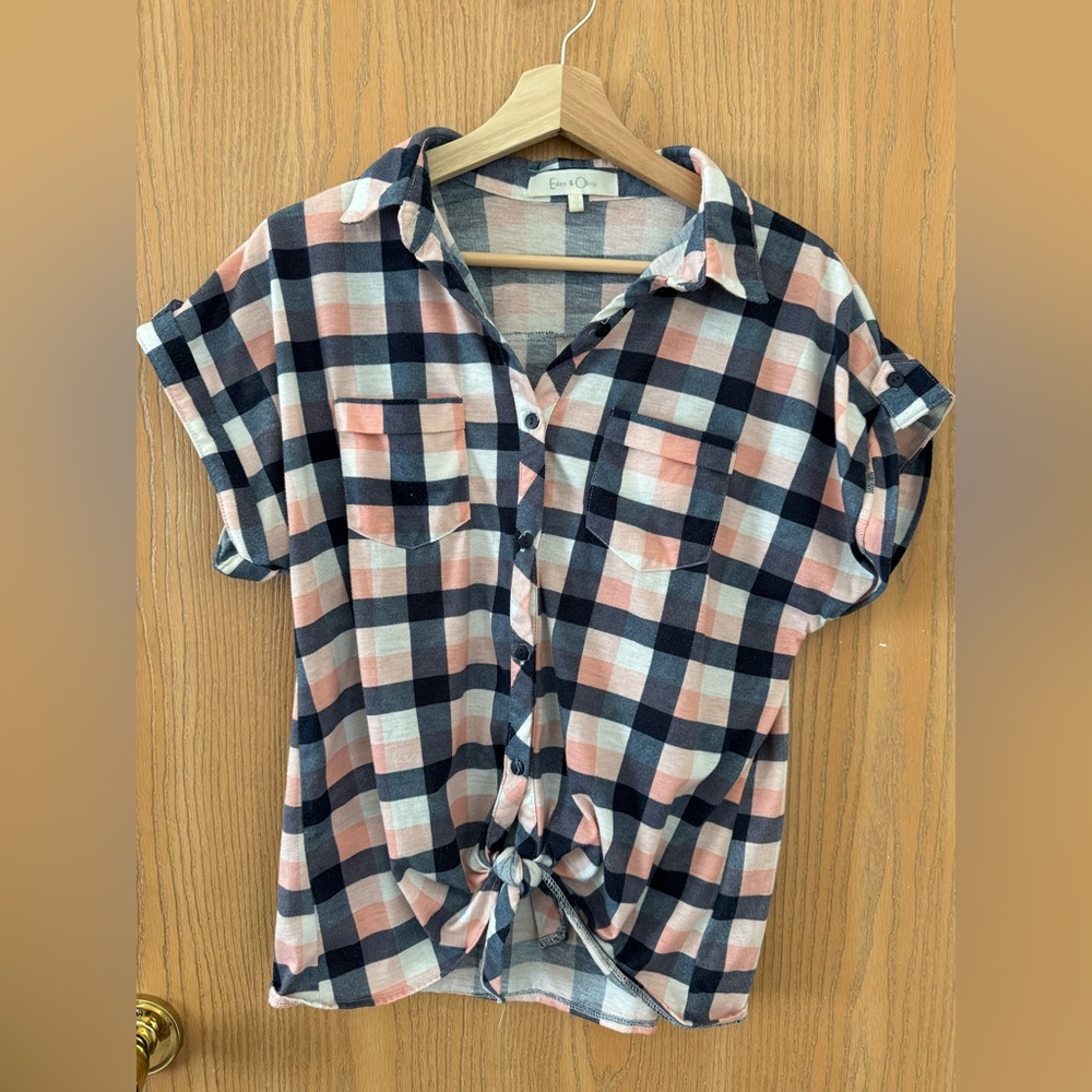Eden & Olivia Short Sleeved Flannel